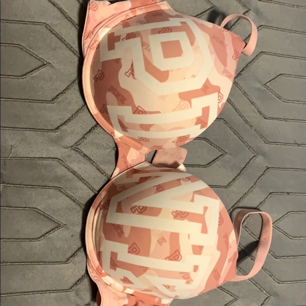 Pink camo bra